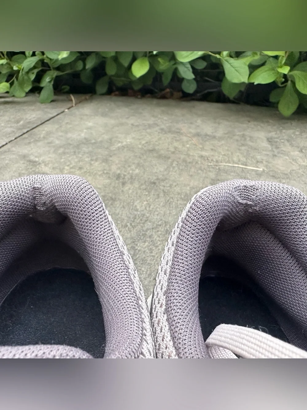 adidas Women's Taupe Mesh Athletic Sneakers with White Stripes